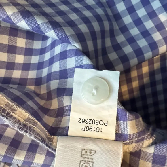 Foxcroft Women's Button-Up Shirt Size 12P Purple Wrinkle Free Classic Fit Casual - Picture 4 of 8